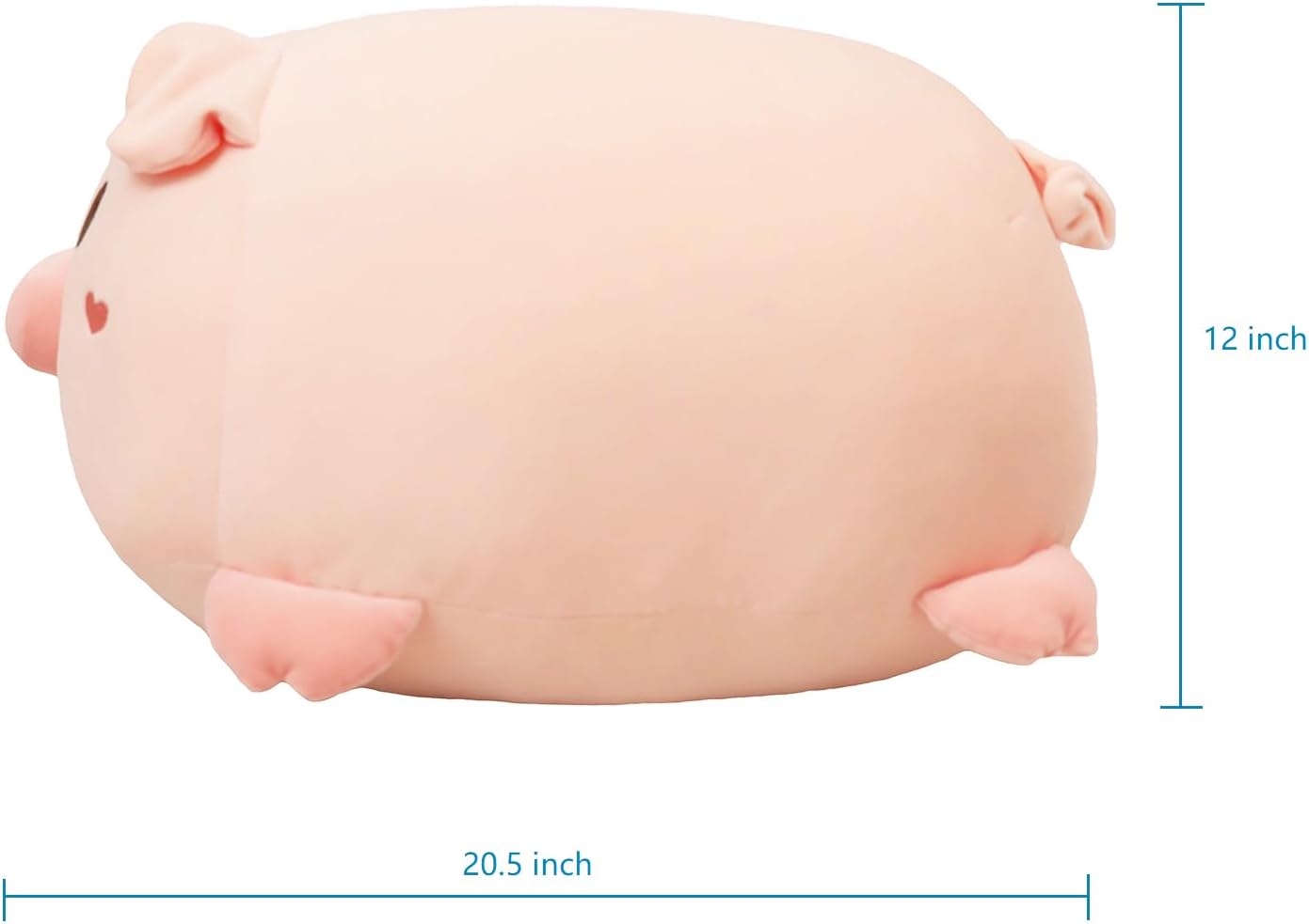 Adorable Super Soft 205 inch Plush Pig Pillow