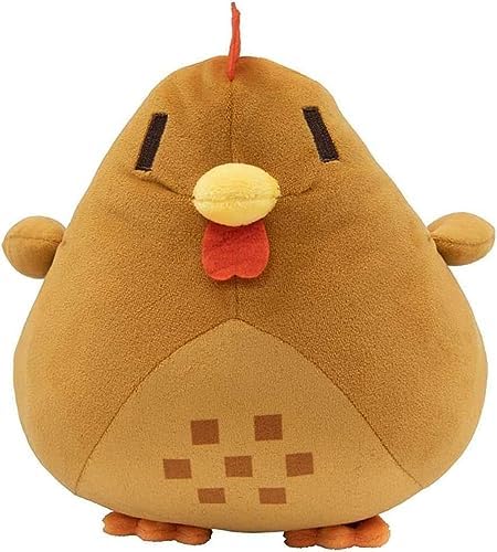 Buxomigrl Animal Chicken Plush Farming Hen Christmas Brown