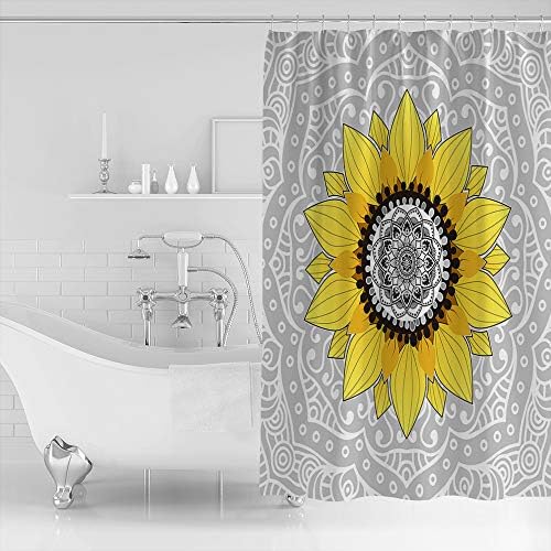 Stylish Mandala Bashroom Curtain Set