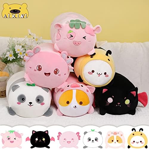 AIXINI Cute Cat Plush Pillow