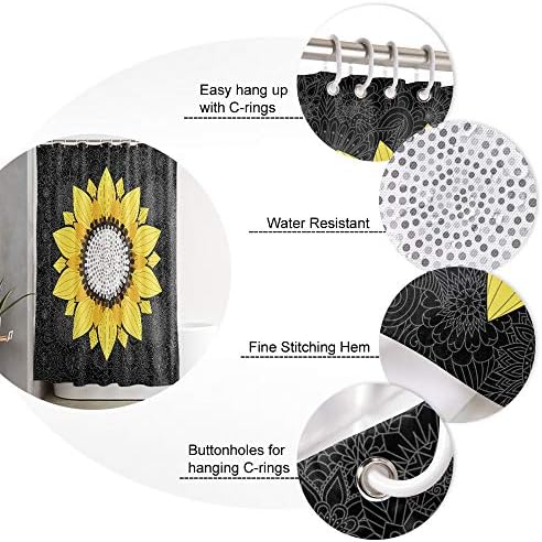 Bath Time Bliss Mandala Sunflower