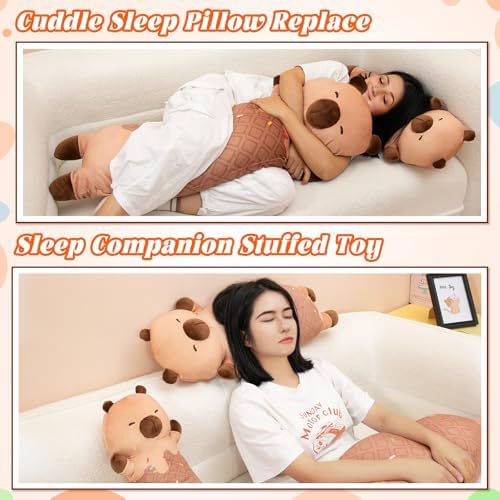 MINISO Long Capybara Plush Pillow