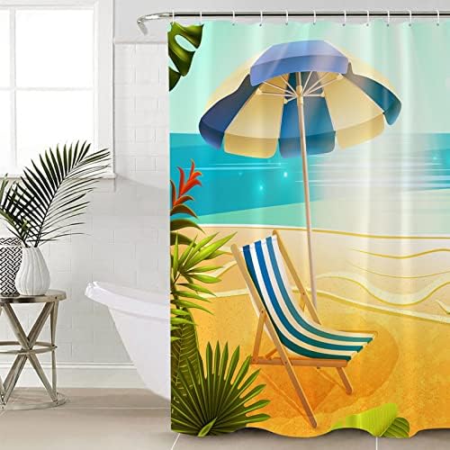 Versatile Water-resistant Bath Curtain Set