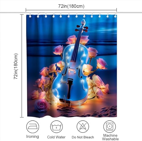 Musical Bath Curtain Set