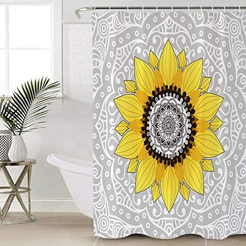 Stylish Mandala Bashroom Curtain Set