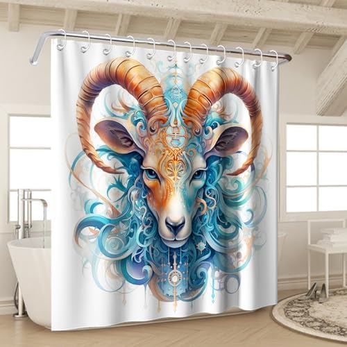 Vibrant Animal Shower Curtain