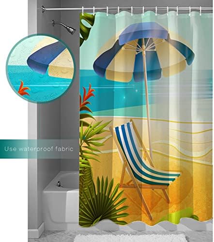 Versatile Water-resistant Bath Curtain Set