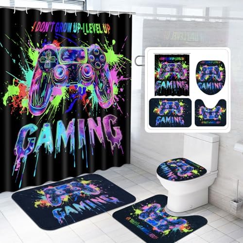 Likiyol Blacklight Gaming Bath Set