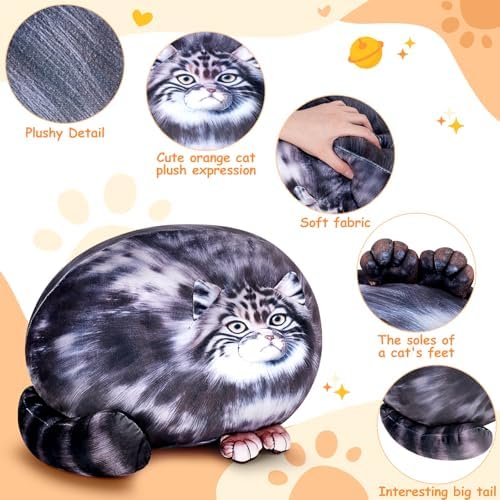 Achwishap Cat Plush Soft Tutus Sturdy Stuffed Animal for Kids Adults