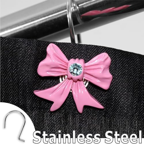 Cute Bow Knot shower curtain hooks - Popkozzi