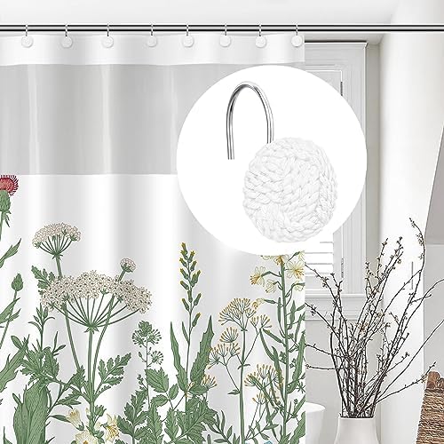 Sunlit Decorative Boho Knots Shower Curtain Hangers