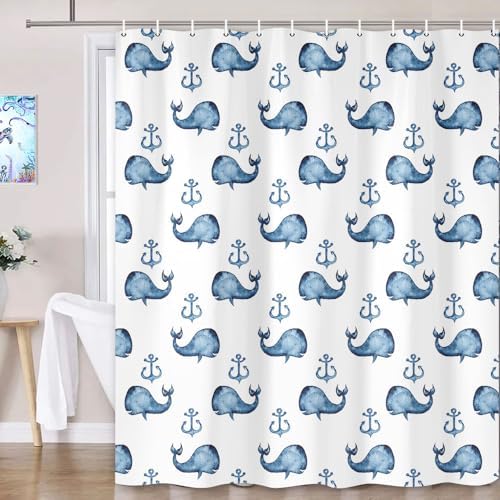 Wathon Nautical Shower curtain Set - 70X70 inches