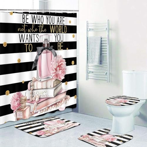 Arttown Pink Bathroom Set Peaceful Wash with Style