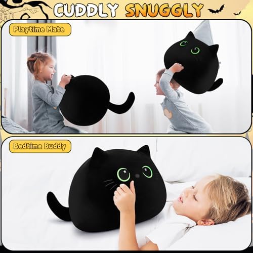 Giant Black Cat Plush Toy 19