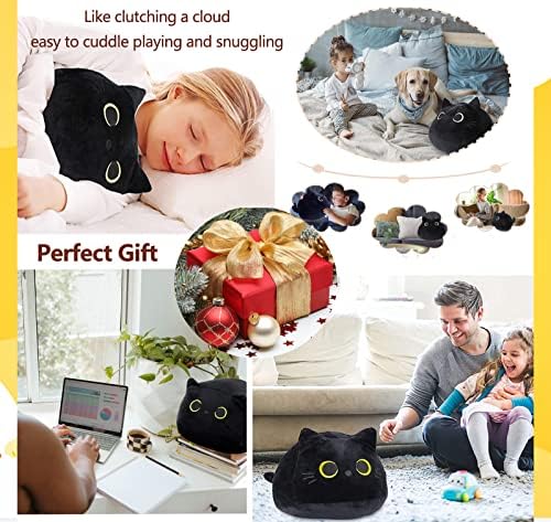 217 Black Cat Plush Pillow for Kids