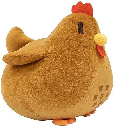 Buxomigrl Animal Chicken Plush Farming Hen Christmas Brown