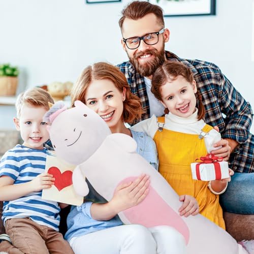 Perfect for Kids Rainbow Unicorn Plush Body Pillow