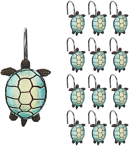 Sunlit Sea Turtle Showers 12 Hangers
