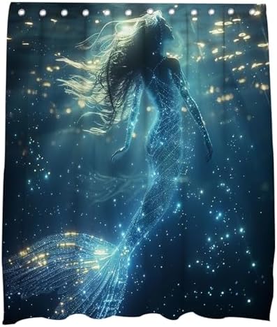 Mermaid Shower Curtain SetFantasy Ocean