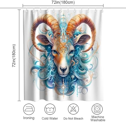 Vibrant Animal Shower Curtain