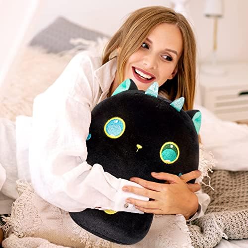 Squishy Cat Mushroom Plush Pillow