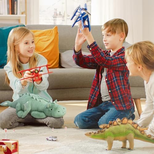Dinosaur Plush Pillow for Kids Cuddling Friends PP Cotton Softness