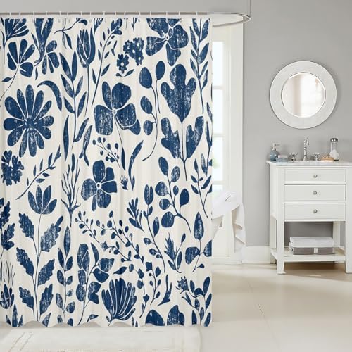 Feelyou Beautiful Floral Design 72x72 shower curtain