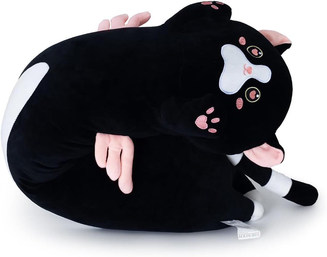 Adorable Giant Pink Cat Pillow