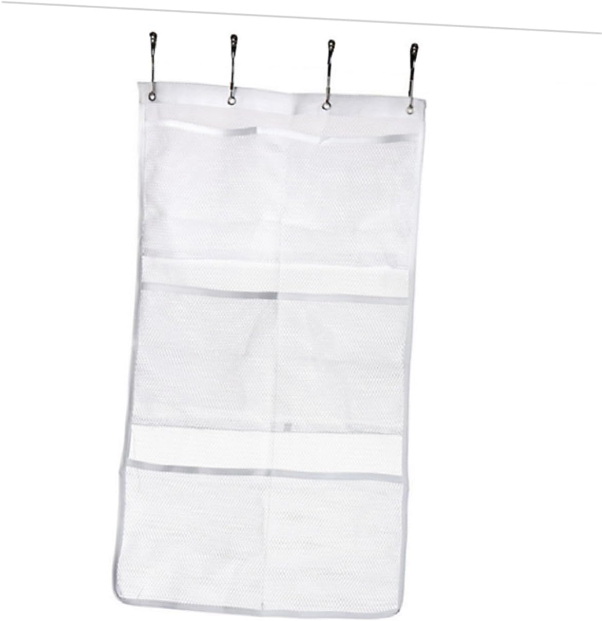 Zerodeko 3-Piece Mesh Shower Organizer with Pockets for bathroom storage