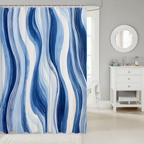 Strips bath curtain set kids