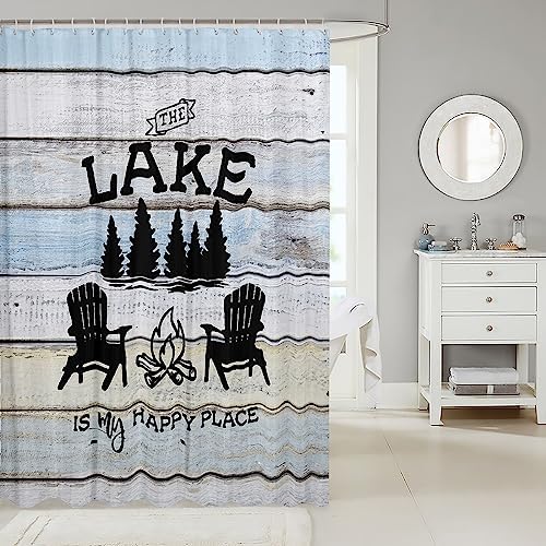 Lake House Bath Set - 12 Piece 72x72