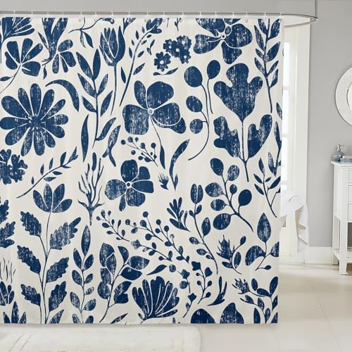 Feelyou Beautiful Floral Design 72x72 shower curtain
