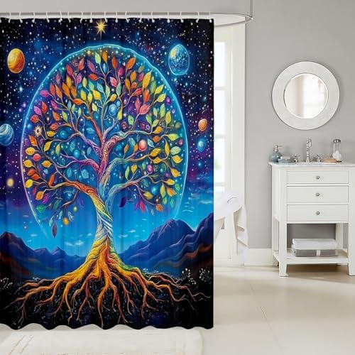 Tree of Life Washable Shower Curtain