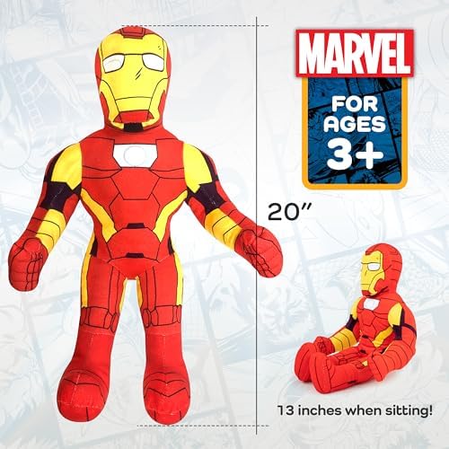 Iron Man Super Hero Plush Toddler Pillow Buddy Marvel