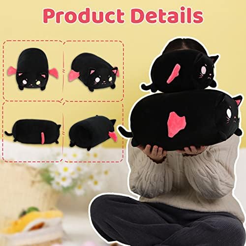 AIXINI Cute Cat Plush Pillow
