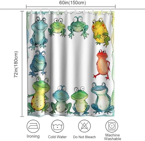Cute Kids Boho Theme Shower Curtain Set