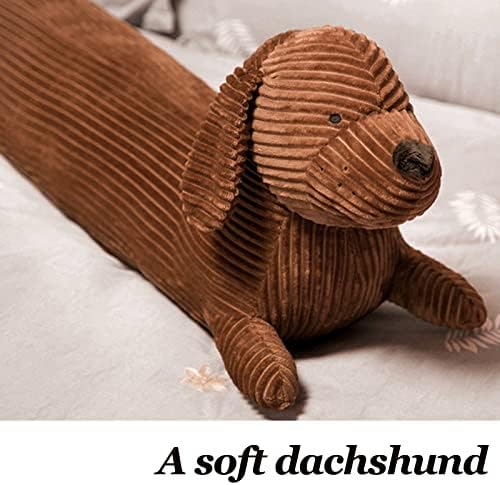 Enhopty 43 inch Dachshund Plush Pillow