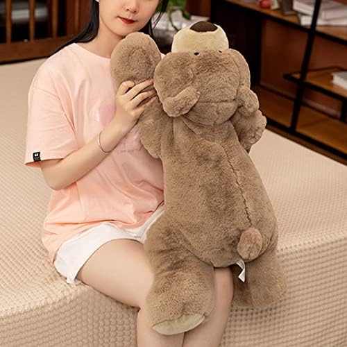 OSOCU 2 lb Weighted Stuffed Brown Bear - 16 Plush Animal Pillow Toy