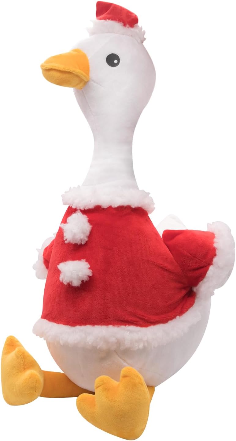 Cute Christmas Goose Plush Pillow Doll