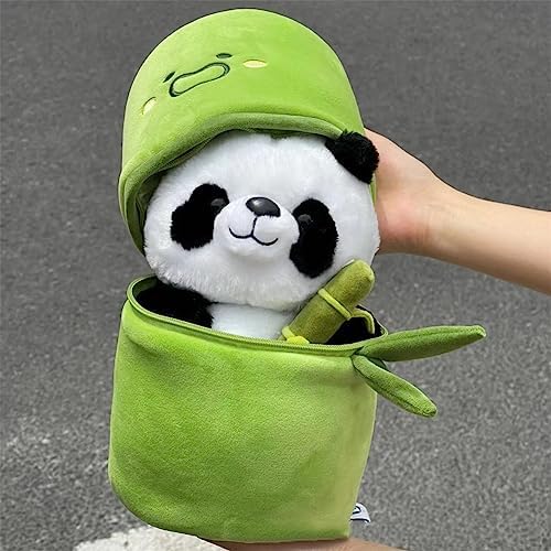 Shapeazy Bamboo Tube Panda Plush Toy 98in 1