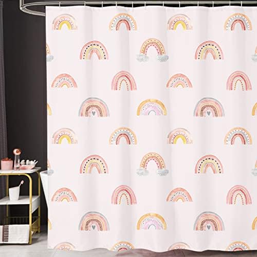 Miyotaa Rainbow shower curtain set