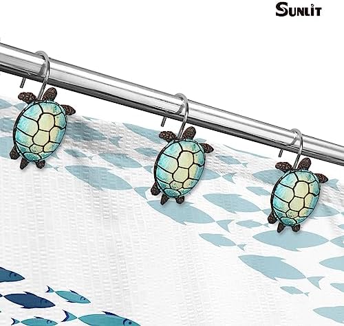 Sunlit Sea Turtle Showers 12 Hangers