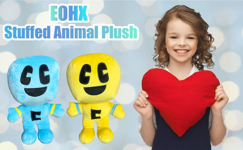 CITFIT Plush Pillow Toy for Kids Blue