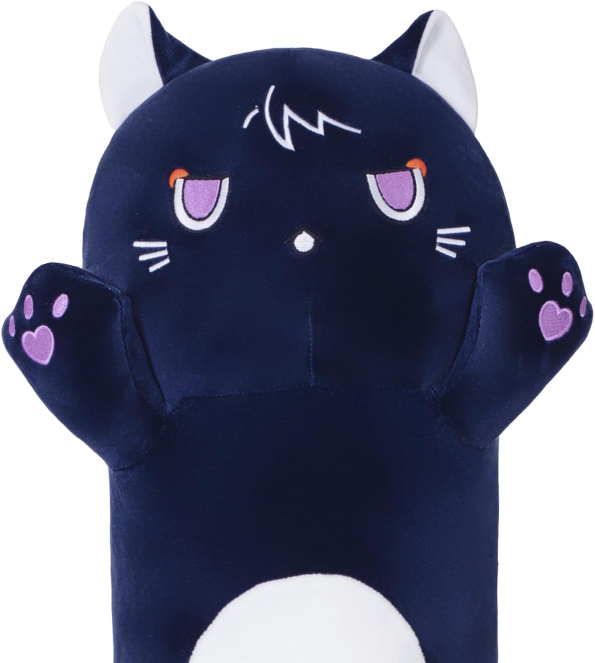 MIAOHAHA Long Plush Genshin Cat Pillow for Kids