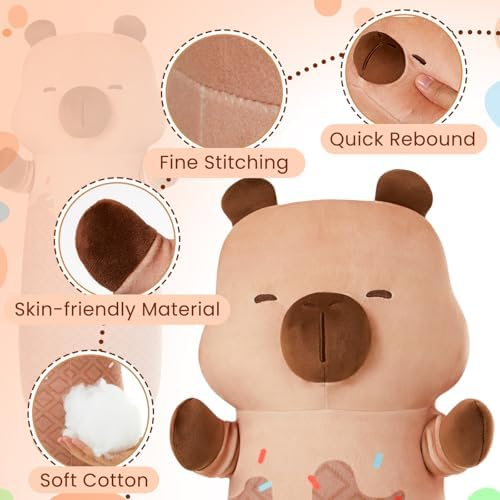 MINISO Long Capybara Plush Pillow