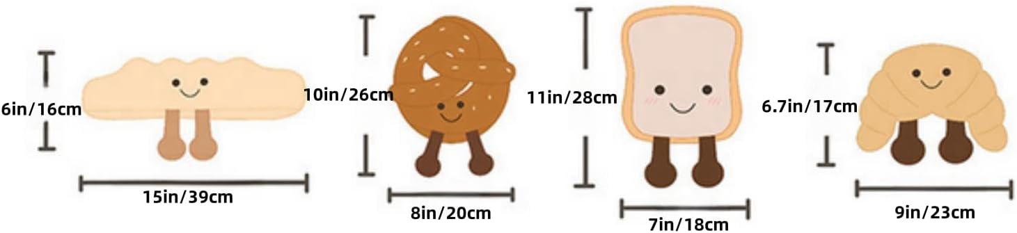 Adorably Cute Plush Food Toy for Kids
