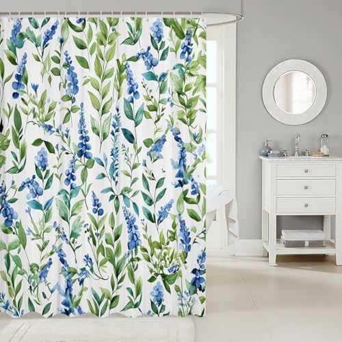 Feelyou Campanula Bath Curtain 72x72 - Fun Design - Perfect for Home Bathroom
