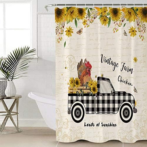 Luxurious Waterproof Bathroom Shower Curtain Set