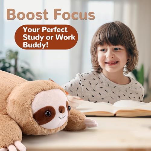 Sloth Weighted Plush Animal Gnomantic