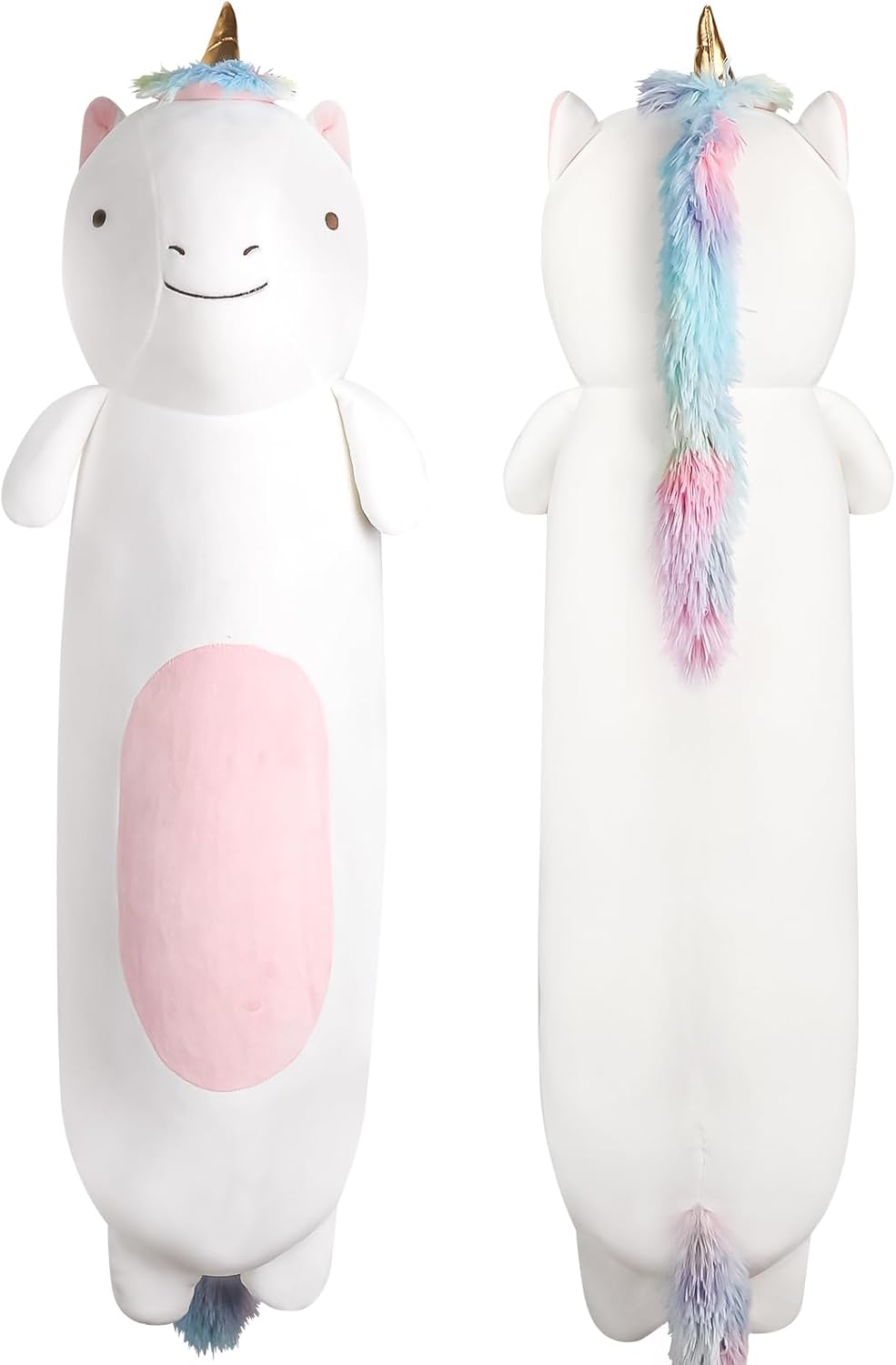 Perfect for Kids Rainbow Unicorn Plush Body Pillow